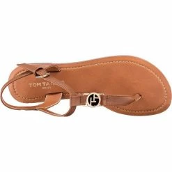 Am billigsten 😍 TOM TAILOR »T-Steg-Sandalen« T-Strap Pumps Navy, Cognac 🔔 -Tom Tailor Verkaufsgeschäft fedcb79f 1a87 5638 8d60 3ac4bedd0f51