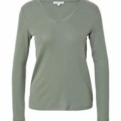 Neu 😉 TOM TAILOR Langarmshirt (1-tlg) Deep black, Dusty mid olive 😍 -Tom Tailor Verkaufsgeschäft ff1e4d89 d271 52a5 aedf a9031d456502