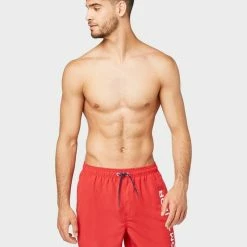 Bestpreis 🛒 TOM TAILOR Badeshorts »Badehose mit großem Schrift-Print seitlich« Ice blue-capri, Ice peppermint, Black, Poppy red 🎁 -Tom Tailor Verkaufsgeschäft ff536ada e2ca 51ae a9ee b79e8205ff9c