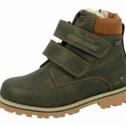 Auslauf 🥰 TOM TAILOR »Tom Tailor Kinder 2170501 Stiefel mit Warmfutter« Stiefel Unbekannt, Camel, Navy, Khaki ❤️