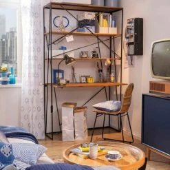 Neu ✨ TOM TAILOR Sekretär »T-NEST SHELF OFFICE«, großes, offenes Sekretärregal, aus Mangoholz und Metall 🛒 -Tom Tailor Verkaufsgeschäft ffd56b33 289d 5334 8f65 9b72bd91113d